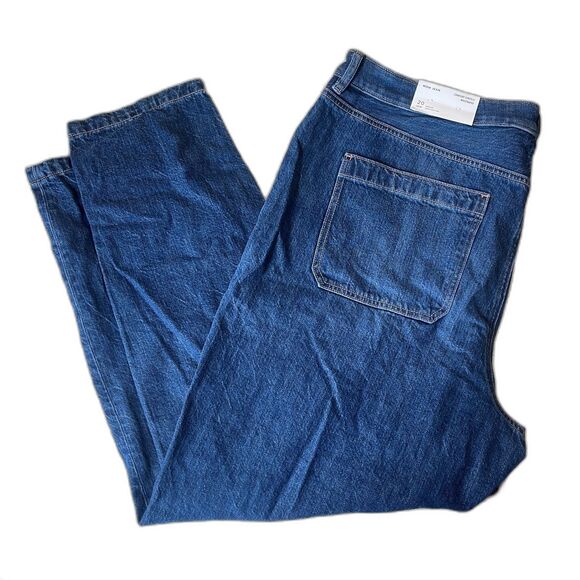 NWT American Eagle Women's Carpenter Mom Jeans Size 20 35W AE Super High Rise - Picture 1 of 9